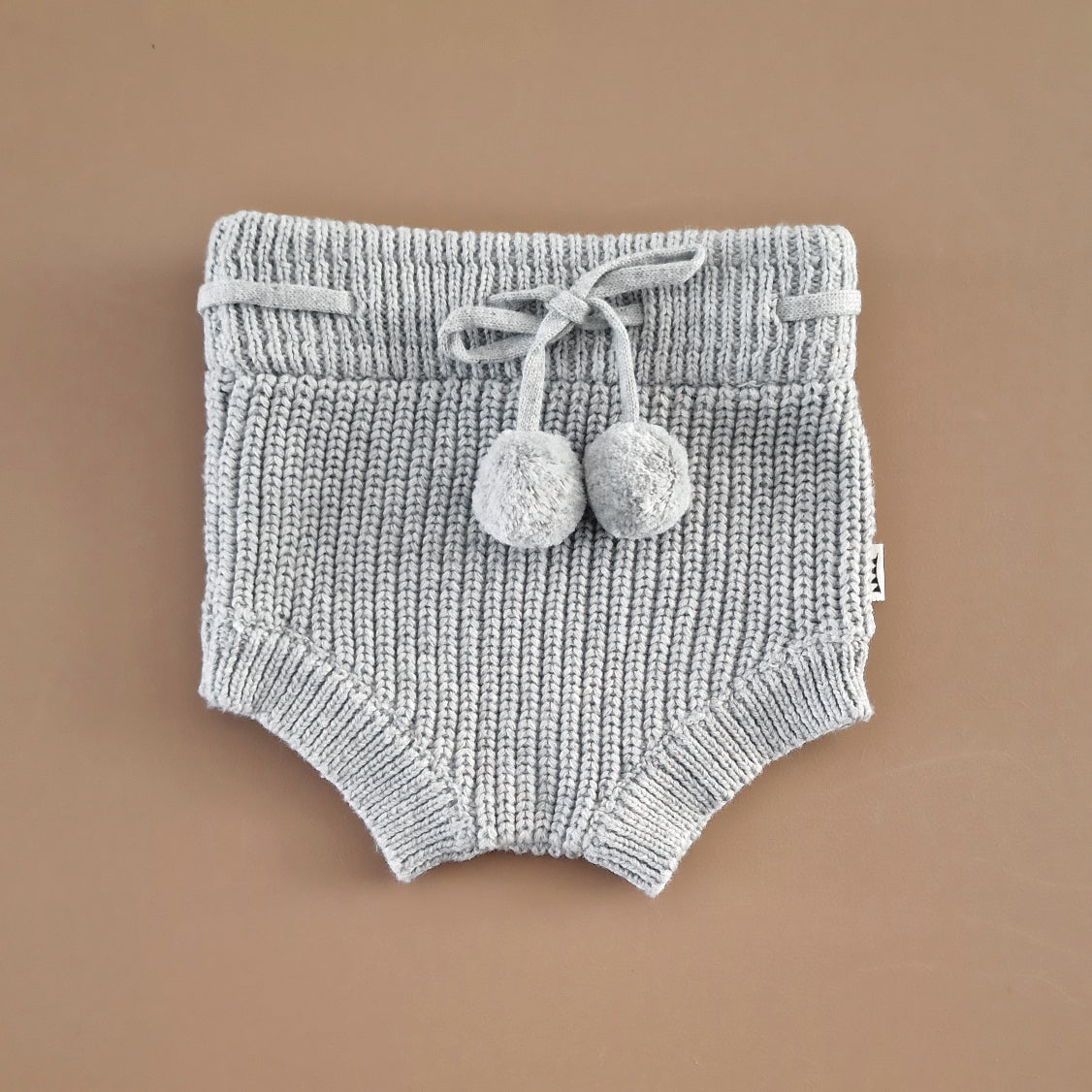 Knitted Bloomers - Cotton - Grey