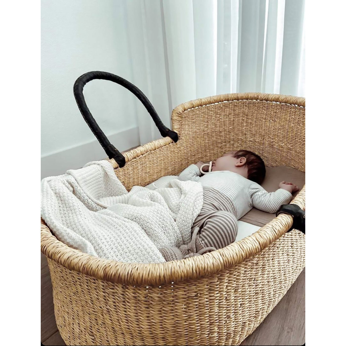 baby moses in basket