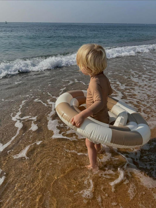 Baby Swim Shirt - UPF50+ - Beige - Petit Filippe