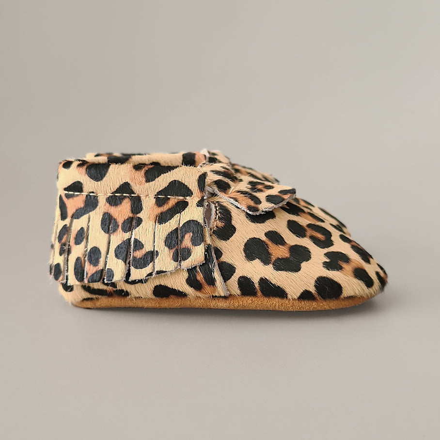 Leopard print best sale baby moccasins