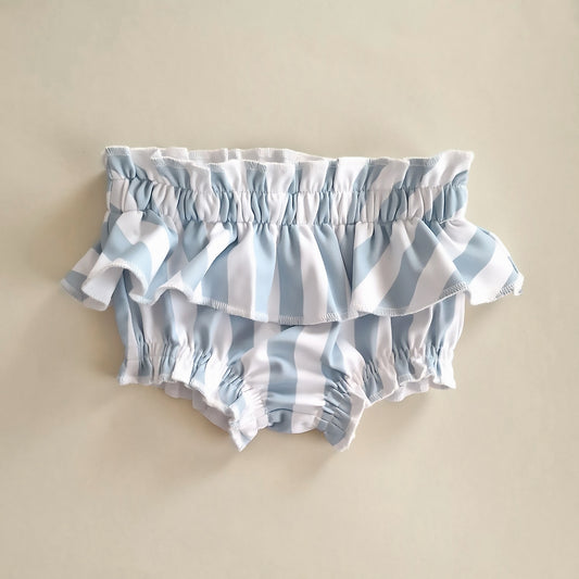Baby Bikini Pants - UPF50+ - Misty Blue Stripes - Petit Filippe