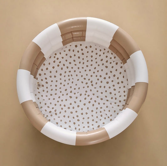 Inflatable Paddling Pool - Dots & Stripes - 120 cm - Petit Filippe