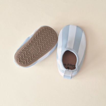 Swim Shoes - UPF50+ - Misty Blue Stripes - Petit Filippe