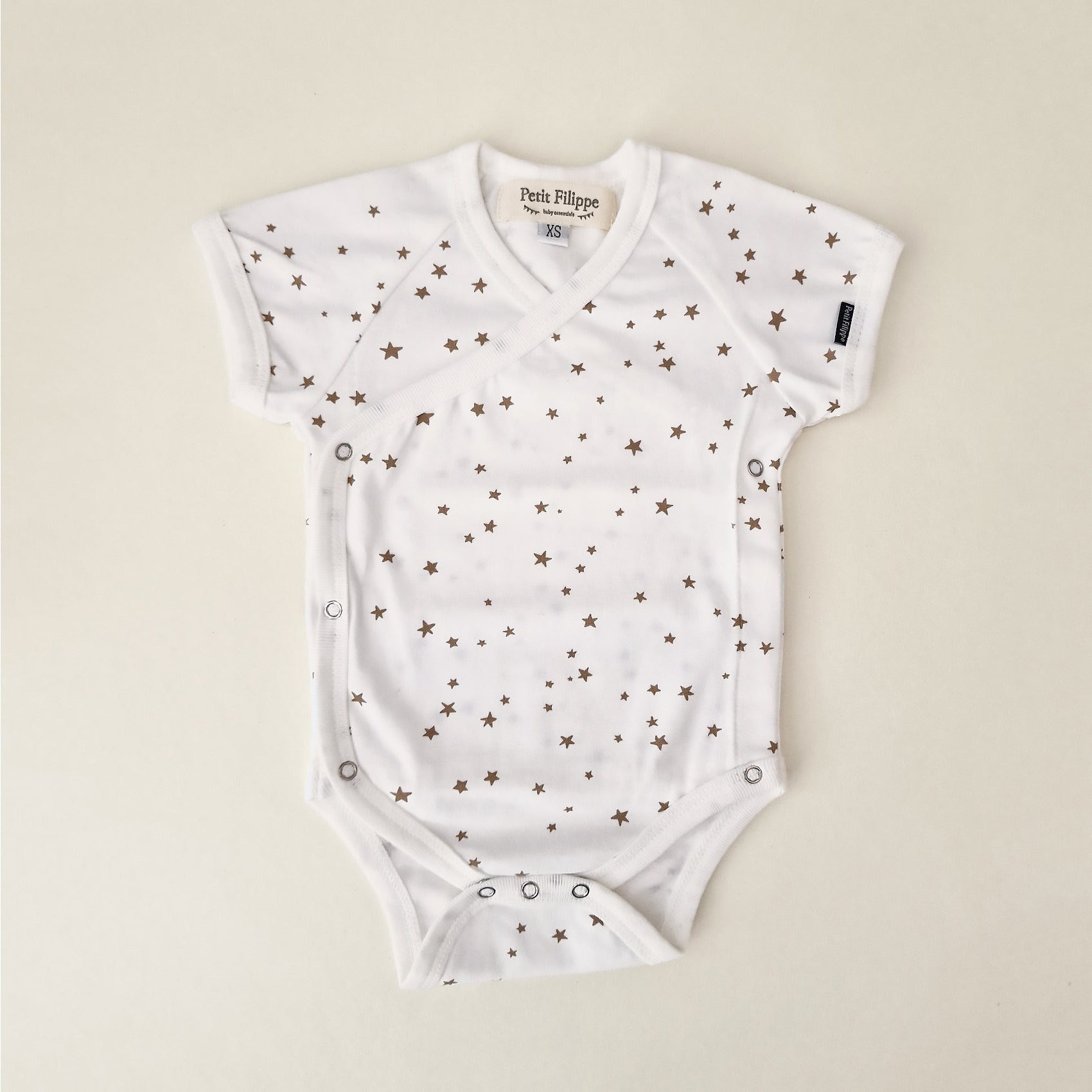 Baby Bodysuit - Short Sleeves - Stars – Petit Filippe
