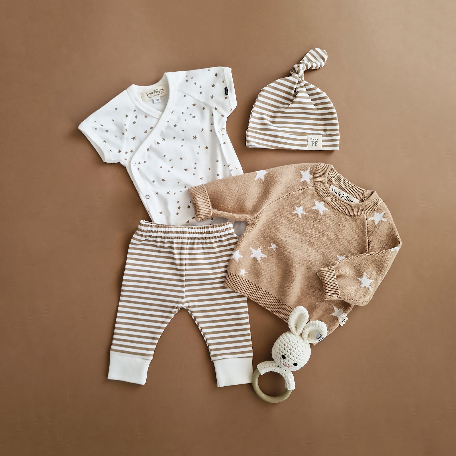 Baby Loungewear Set Striped Petit Filippe