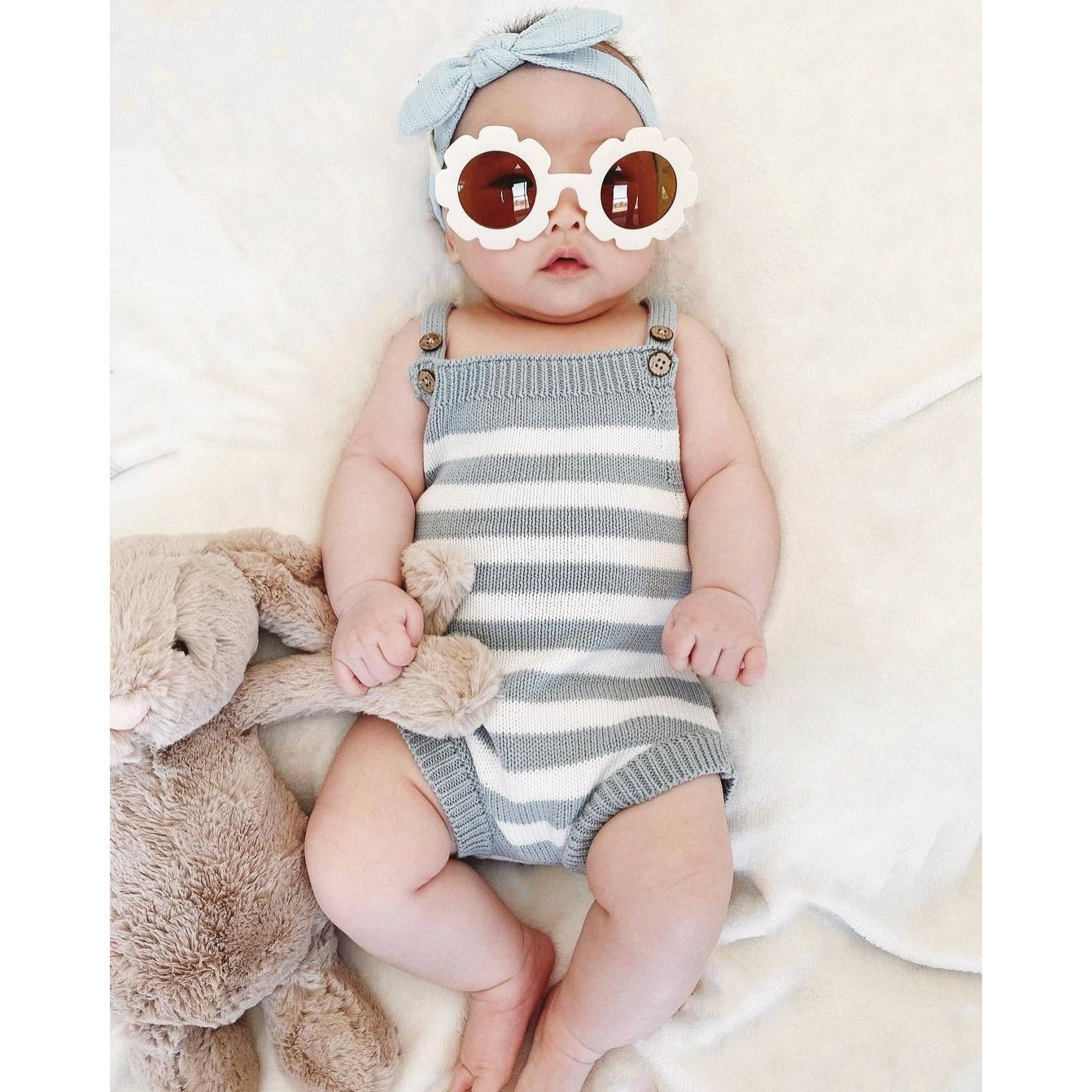 Baby knitted sales jumpsuit