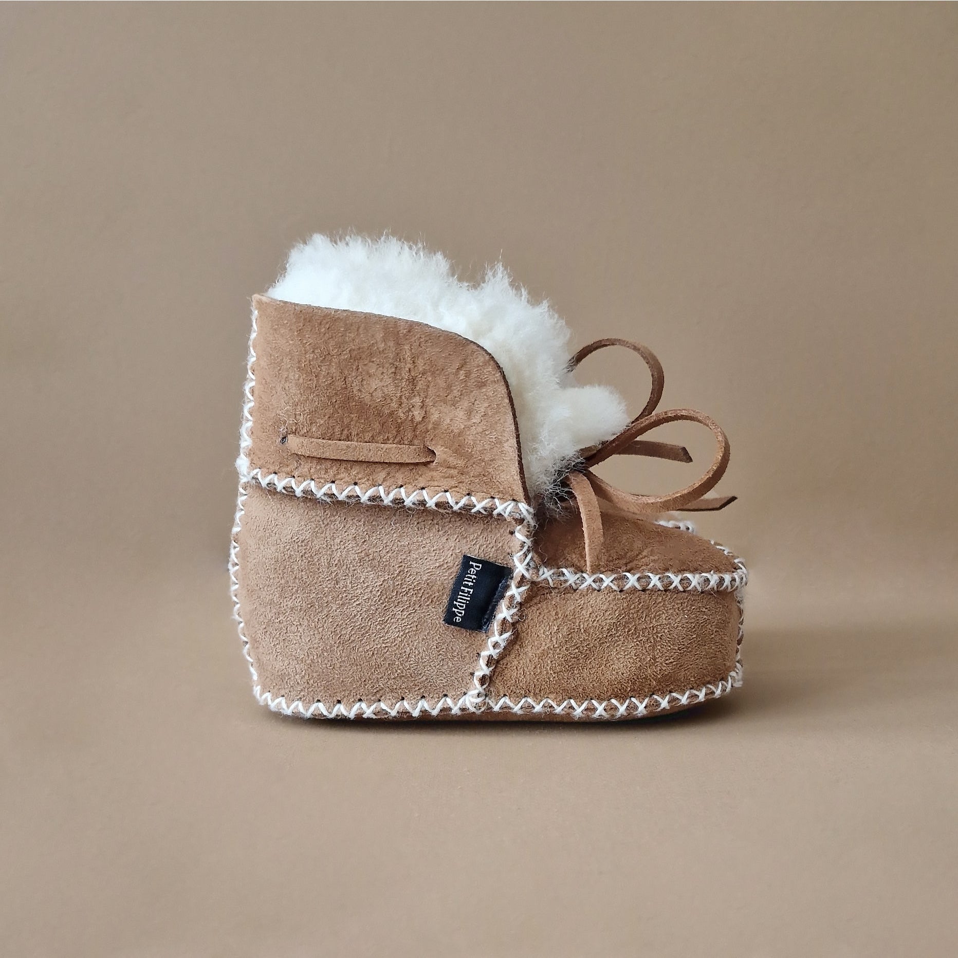 Baby - Lammy Booties - Caramel - Petit Filippe