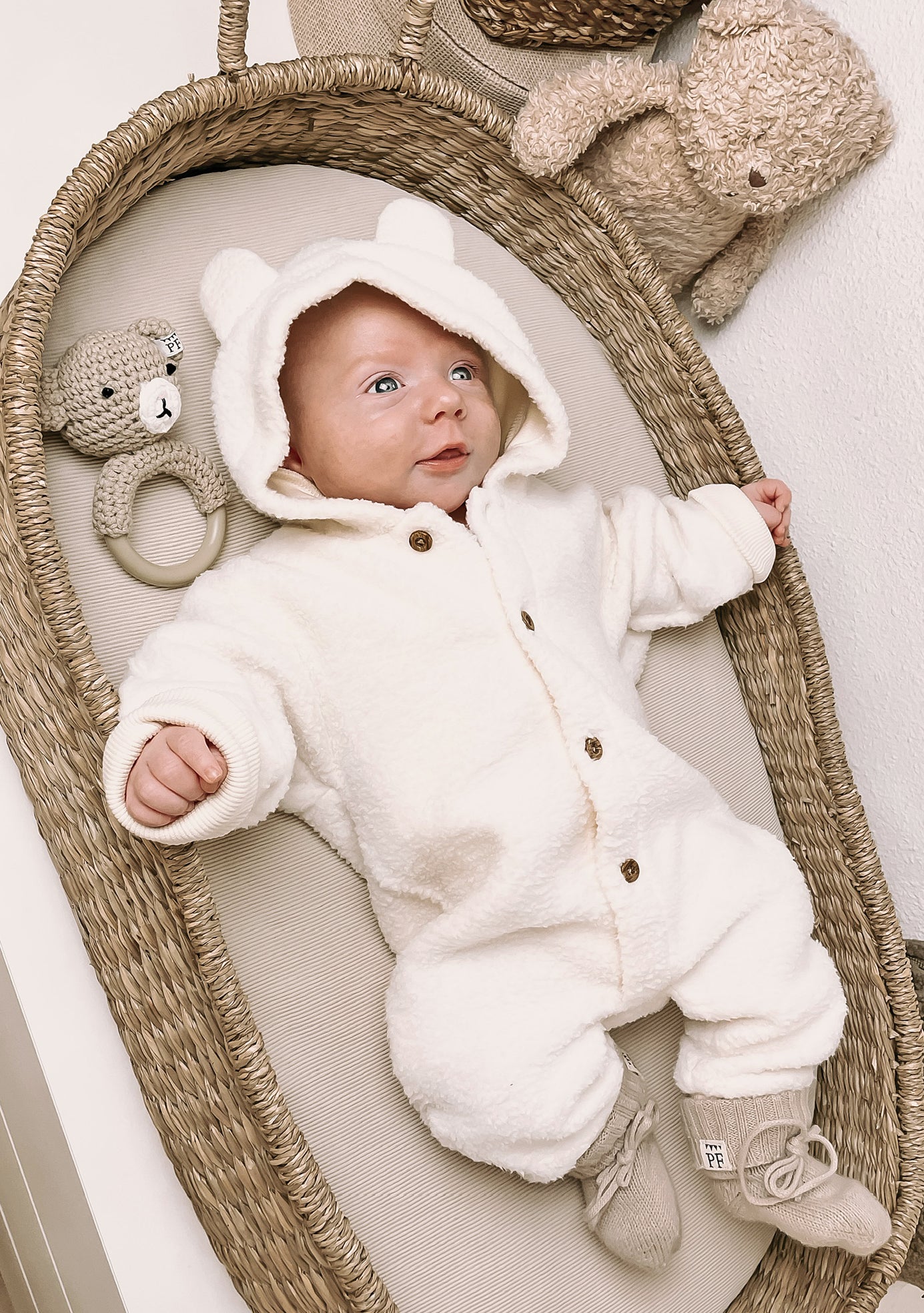 Teddy Onesie Ecru Petit Filippe