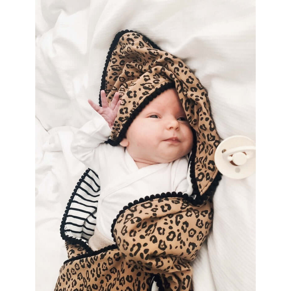 Leopard 2024 swaddle blanket